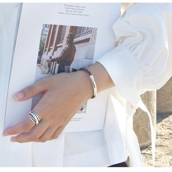 NEW 925 Sterling Silver Infinity Adjustable Ring - Picture 6 of 7